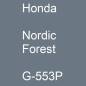 Preview: Honda, Nordic Forest, G-553P.